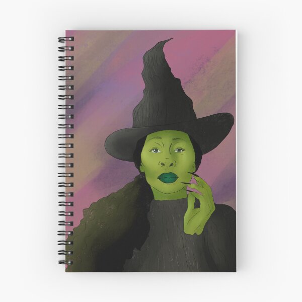 Artikelvorschau, Elphaba Wicked Illustration mit Hintergrund entworfen und verkauft von itsgoodjunk.