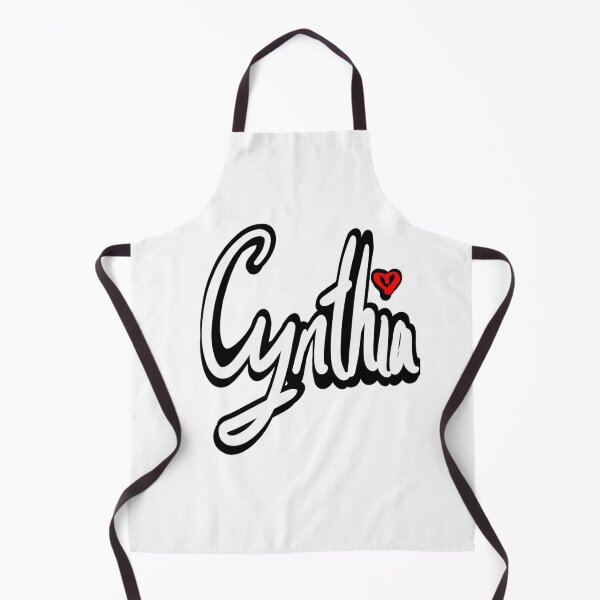 Item preview, Cynthia popular girls first name in white. Personalized personalised customised name Cynthia  designed and sold by Artonmytee.