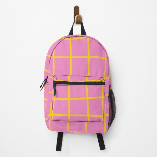 Vista previa del artículo con la obra «Cuadrícula ondulada de garabatos de color rosa», diseñado y vendido por darkskydelights.