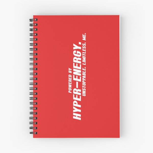 Item preview, POWERED BY HYPER-ENERGY. UNSTOPPABLE. LIMITLESS. ME., Unique designed and sold by villacreativa.
