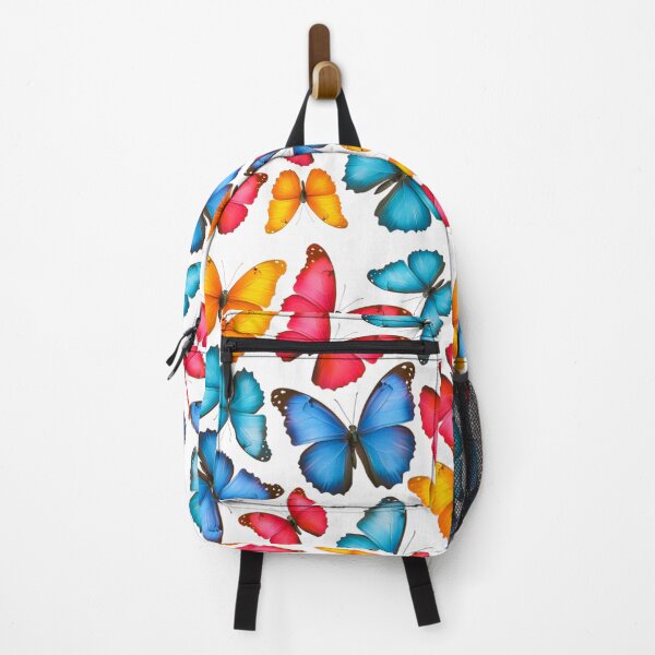 Item preview, Blue, red and yellow butterfly pattern designed and sold by Topmel.