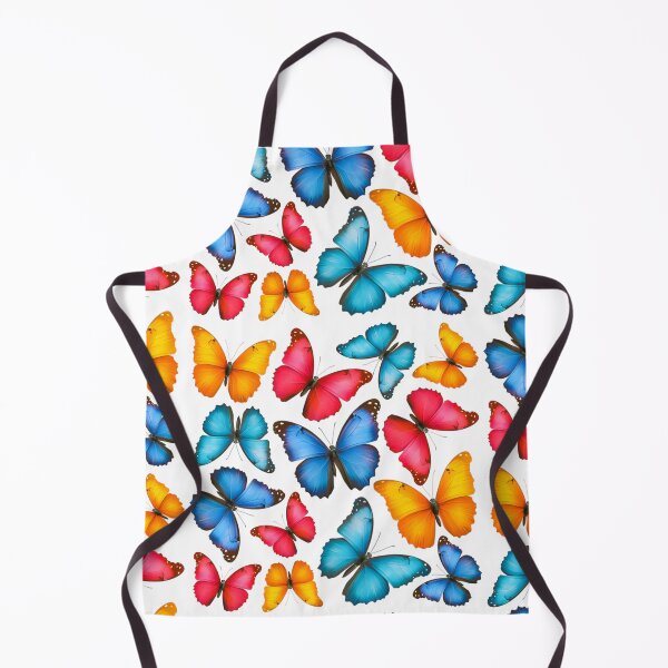 Item preview, Blue, red and yellow butterfly pattern designed and sold by Topmel.