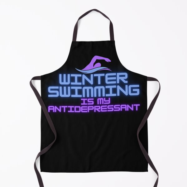 Item preview, Winter Swimming Is My Antidepressant Motivational Quote, Ice Bath   designed and sold by IceBathDESIGNS.
