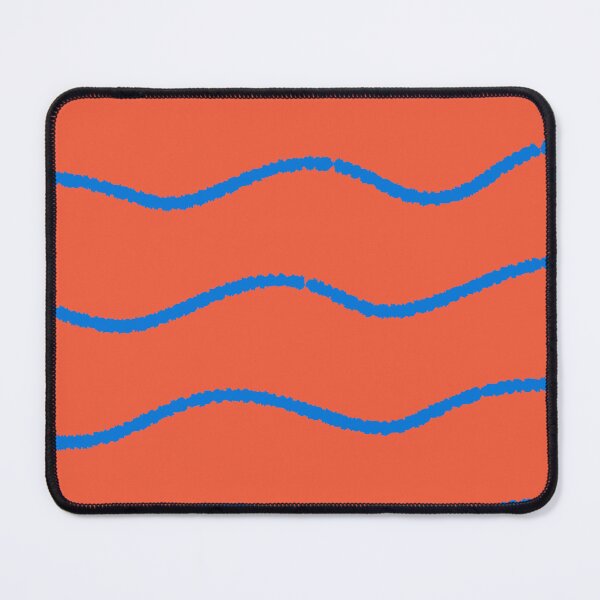 Item preview, Red and Blue Crayon Scribble Waves designed and sold by darkskydelights.