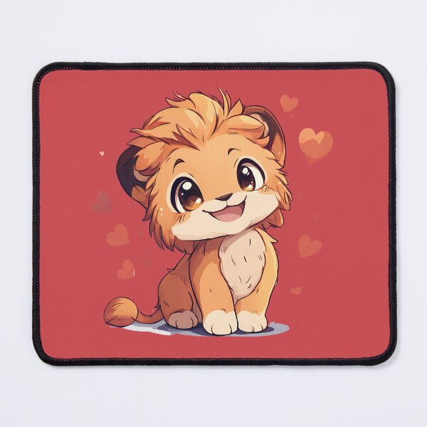 Item preview, Baby Lion Valentine's Day designed and sold by LarkspurAndTea.