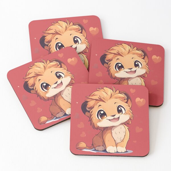 Item preview, Baby Lion Valentine's Day designed and sold by LarkspurAndTea.