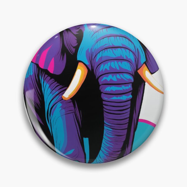 Artikelvorschau, Cosmic Pachyderm: Ein Vaporwave-Elefant entworfen und verkauft von REPTISLAV.