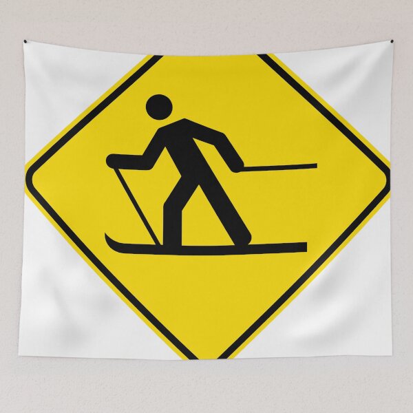 Item preview, Cross country skiing sign    designed and sold by cecilysesame.