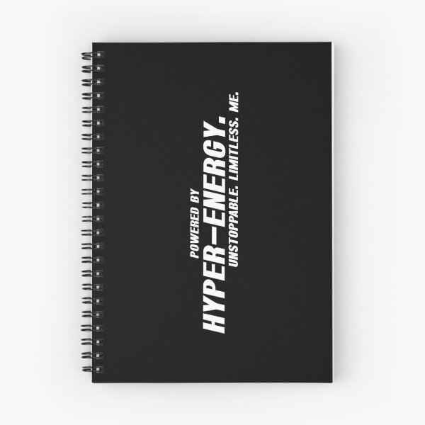 Item preview, POWERED BY HYPER-ENERGY. UNSTOPPABLE. LIMITLESS. ME., Unique designed and sold by villacreativa.