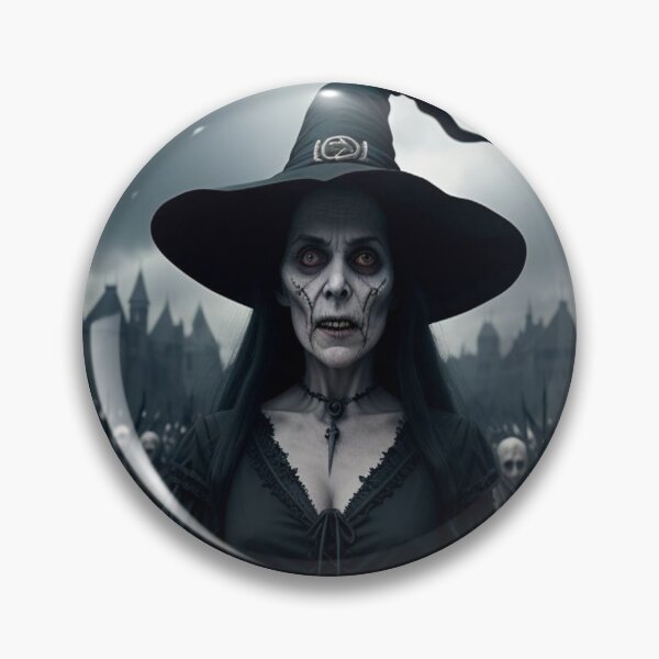 Item preview, Witch With Skeleton Army Fantasy designed and sold by highplacidity.