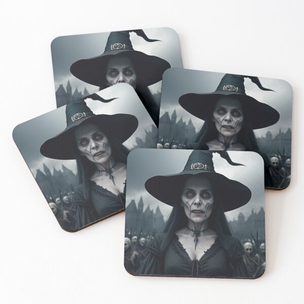 Item preview, Witch With Skeleton Army Fantasy designed and sold by highplacidity.