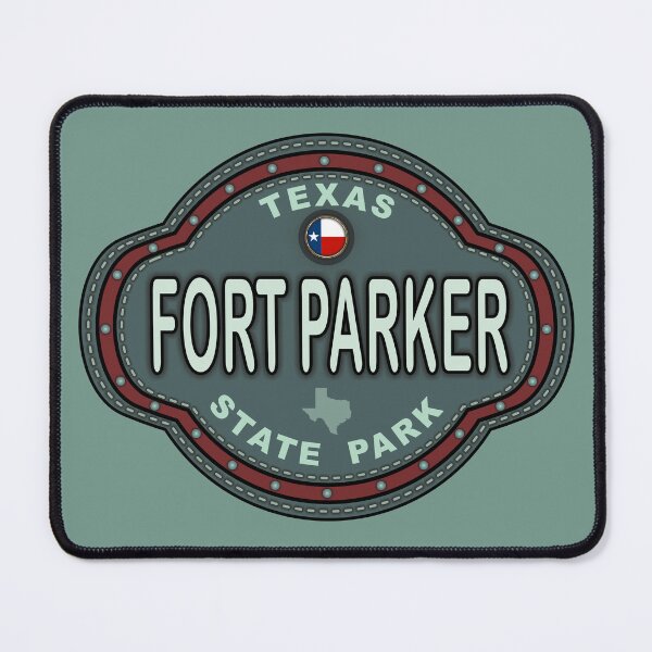 Item preview, Fort Parker State Park Texas Tx stitching effect designed and sold by studioss76.