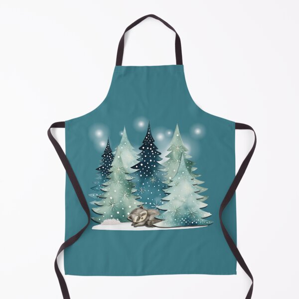 Item preview, Sleepy raccoon in a snowy forest designed and sold by Topmel.