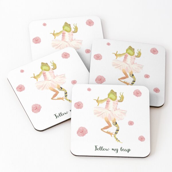 Item preview, Ballerina Frog with Quote designed and sold by Paint-Feathers.