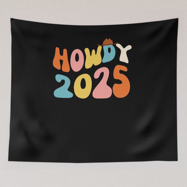 Item preview, Howdy 2025 funny 2025 NYE New year's eve party Groovy designed and sold by snowry.