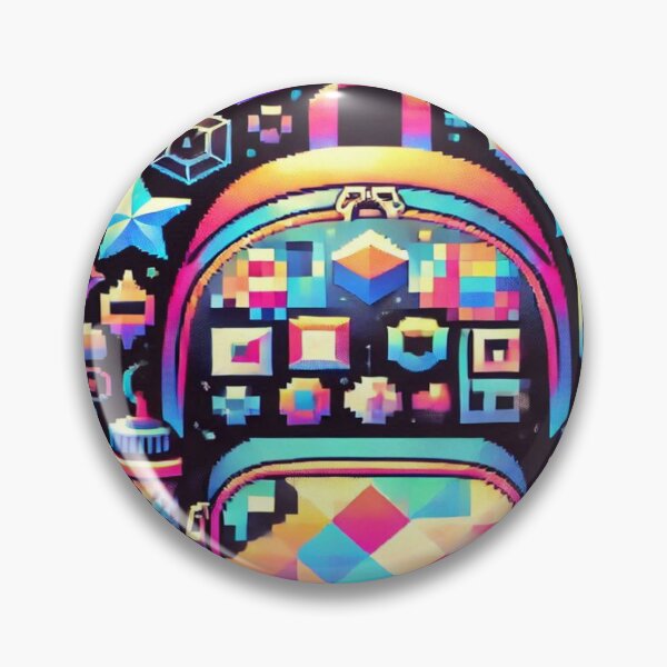 Item preview, Pixel Art Patterned Backpacks Reloaded Premium Trendy Best Gift designed and sold by Imaginarium of Chaos falcon88 .