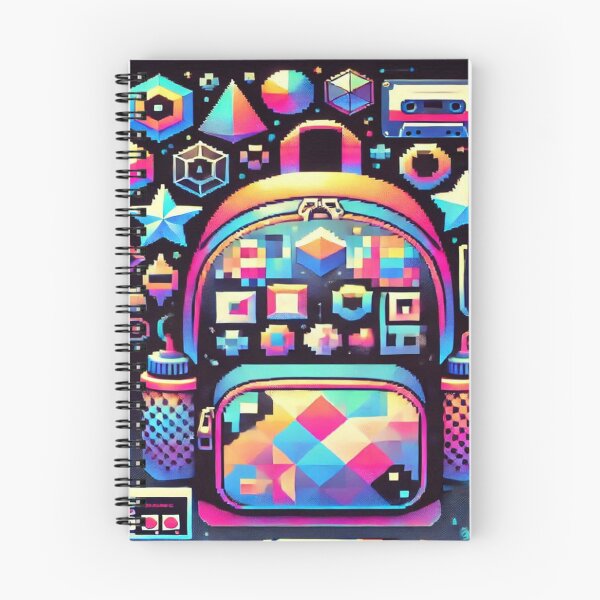 Item preview, Pixel Art Patterned Backpacks Reloaded Premium Trendy Best Gift designed and sold by Imaginarium of Chaos falcon88 .