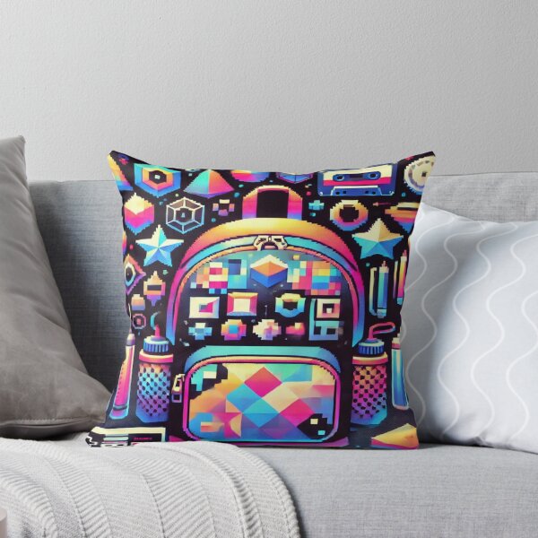 Item preview, Pixel Art Patterned Backpacks Reloaded Premium Trendy Best Gift designed and sold by Imaginarium of Chaos falcon88 .