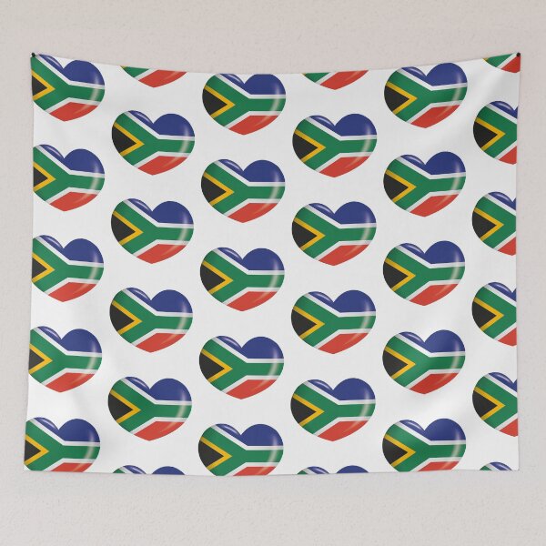 Item preview, Icon representing button heart flag of South Africa. Ideal for catalogs of institutional materials and geography designed and sold by LucianoCosmo.