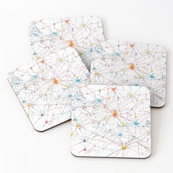 Item preview, TechArt: Abstract Observer Pattern as Network Node Connections designed and sold by Traloch O'Laoi.