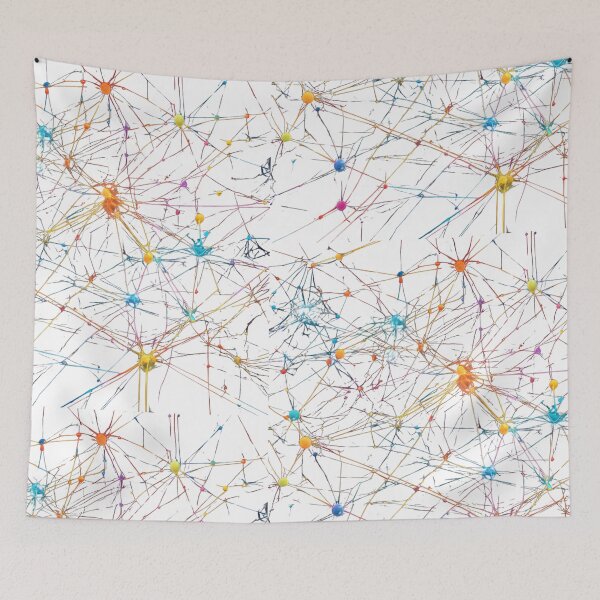 Item preview, TechArt: Abstract Observer Pattern as Network Node Connections designed and sold by Traloch O'Laoi.