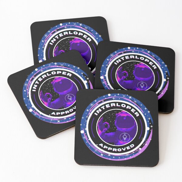 Item preview, No Man's Sky - Interloper Approved - Sticker/tshirt - Inverted Version designed and sold by FrogParty.