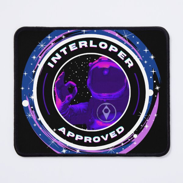 Item preview, No Man's Sky - Interloper Approved - Sticker/tshirt - Inverted Version designed and sold by FrogParty.