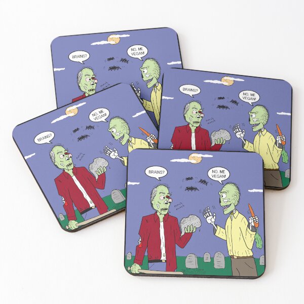 Item preview, Zombie Vegan designed and sold by Out to Lunch Cartoons and More.