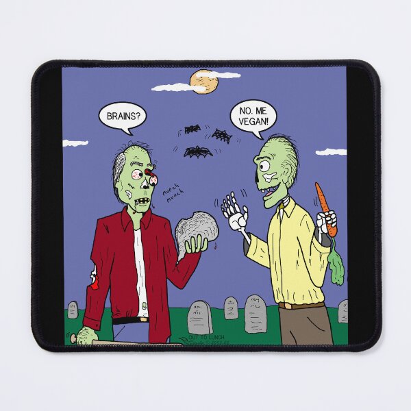 Item preview, Zombie Vegan designed and sold by Out to Lunch Cartoons and More.