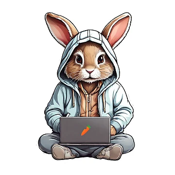 Artwork thumbnail, Computer Hacking - Powered by Rabbit! by mukraker