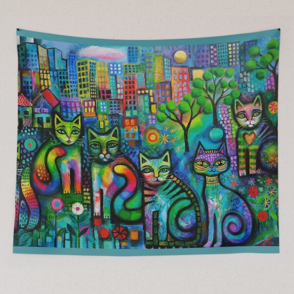 Item preview, Metropolitan cats designed and sold by Karin Zeller.