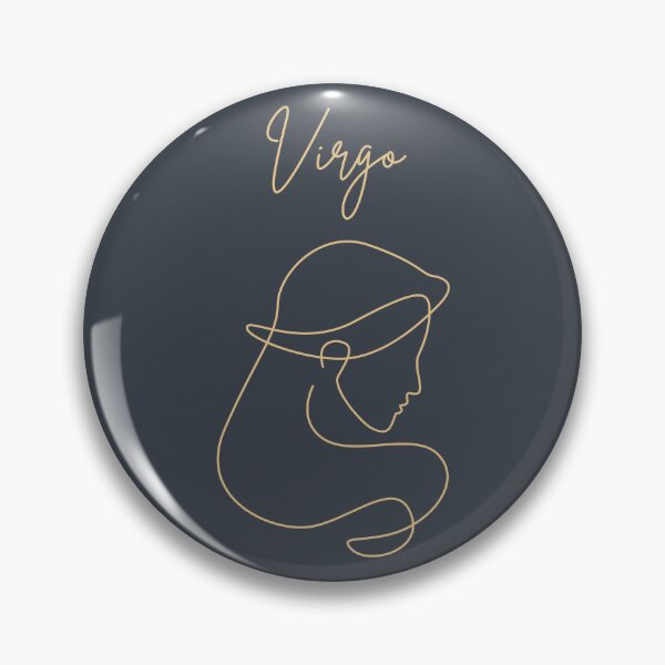 Item preview, Virgo line art zodiac symbol designed and sold by DesignCollectiv.