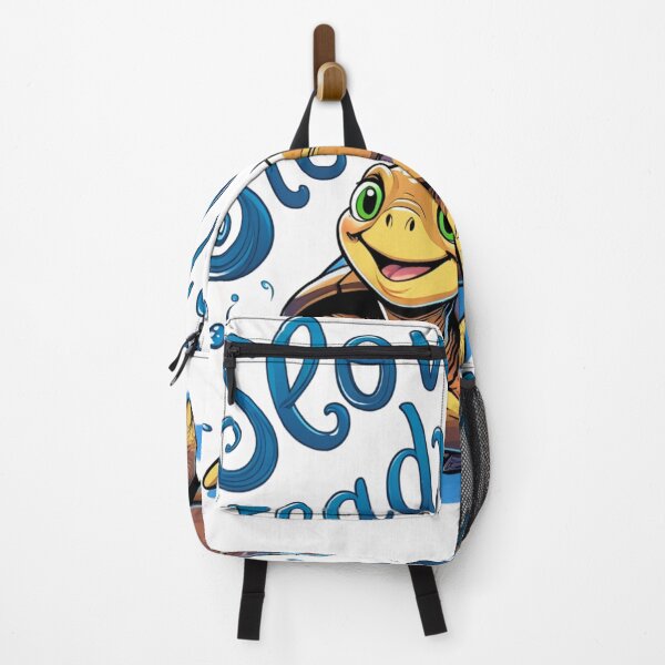 Item preview, Slow and Steady Wins – Adorable Turtle Sticker for Animal Lovers designed and sold by Kawaii Planet Studio.