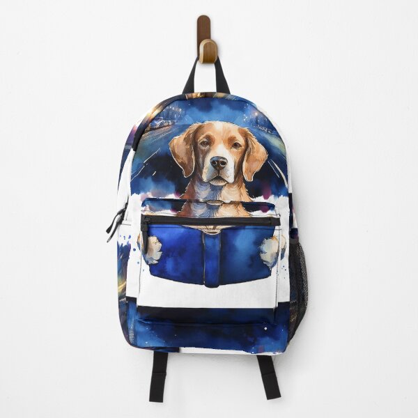 Item preview, Dog Reading the Big Book In Evening Cityscape designed and sold by ApexDesigners.