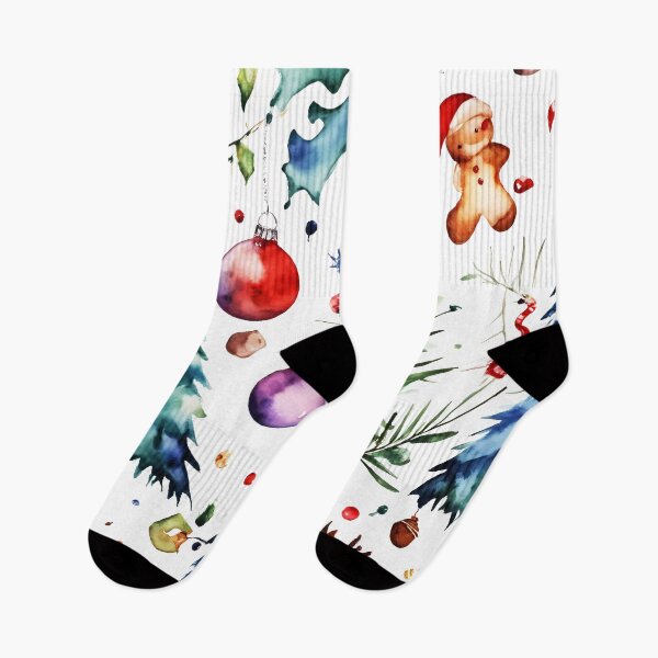 Item preview, Watercolor Christmas Design with Repeating Elements designed and sold by soulfulpalette.