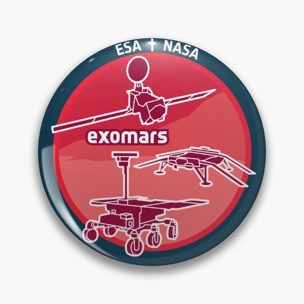 Item preview, ExoMars Mission Patch Design: Celebrating ESA Space Exploration designed and sold by MeetinSpace.