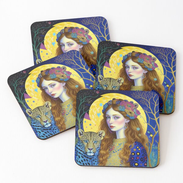 Item preview, Beautiful girl with a cat. designed and sold by Natalia-Vlad.