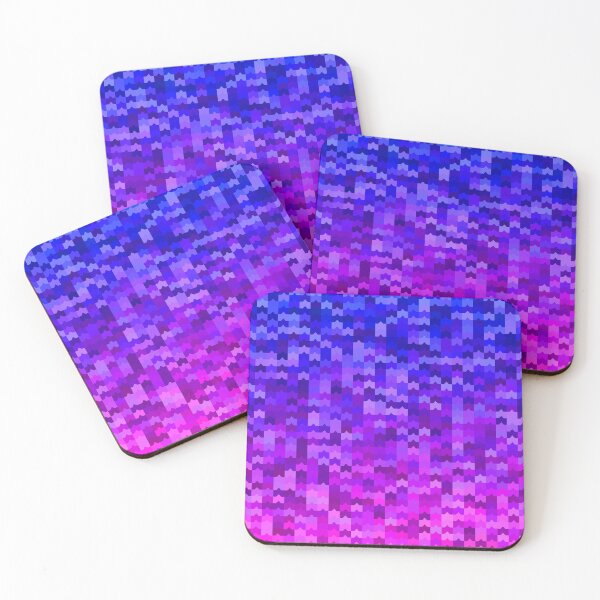 Item preview, blue and purple block pattern designed and sold by ViciousSector.