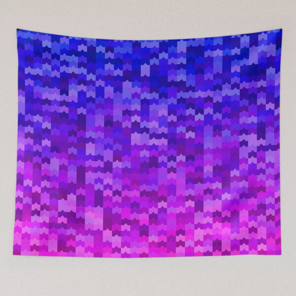 Item preview, blue and purple block pattern designed and sold by ViciousSector.