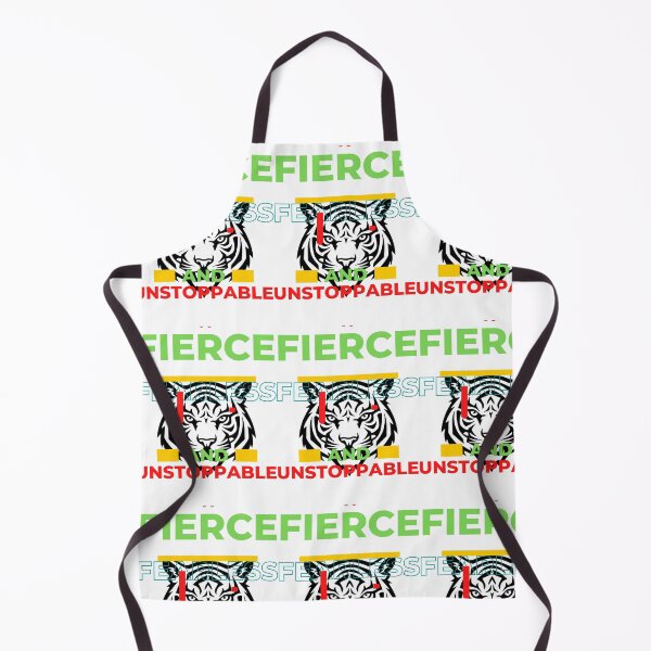Item preview, Fierce, Fearless, Unstoppable Animal Print Typography designed and sold by UrbanStitchCreations.