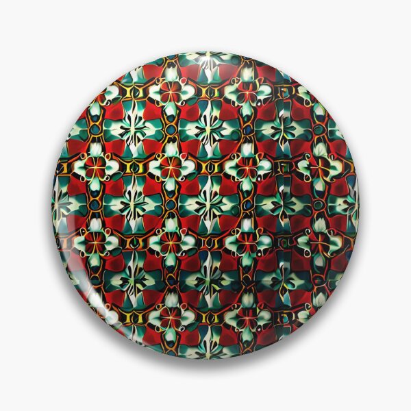 Item preview, Colorful Flower Cymatics Repeat Pattern Lattice Whimsical Floral designed and sold by Zeporas Castle.