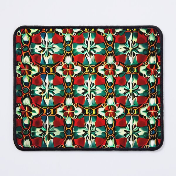 Item preview, Colorful Flower Cymatics Repeat Pattern Lattice Whimsical Floral designed and sold by Zeporas Castle.