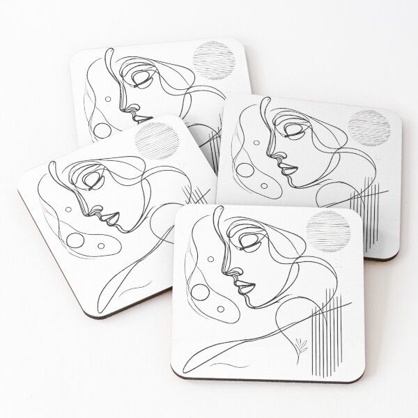 Item preview, A Minimalist Line Human Face v1 designed and sold by KriticalDesigns.