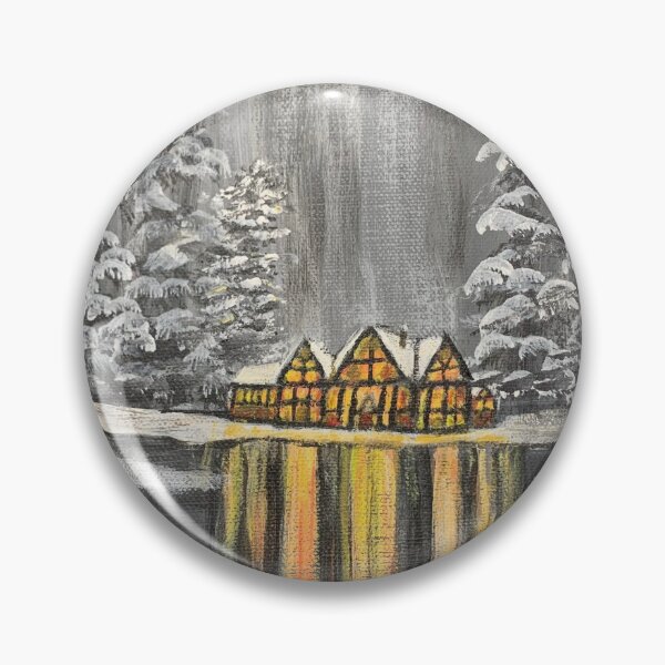 Item preview, Winter Cabin in the Moonlight designed and sold by Cmrowe.