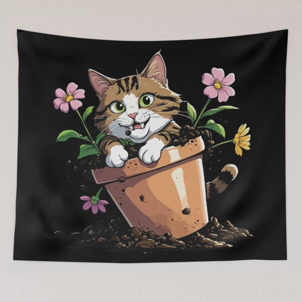 Item preview, Cat Bite Flowers designed and sold by Petzzz.