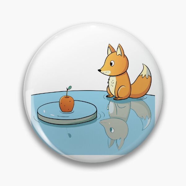 Item preview, Fox’s Apple Reflection designed and sold by omerfdln34.