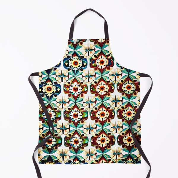 Item preview, Colorful Flower Cymatics Repeat Pattern Lattice Whimsical Floral designed and sold by Zeporas Castle.