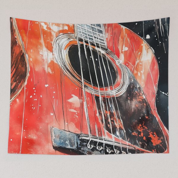 Item preview, Guitar music art #guitar #music designed and sold by JBJart.