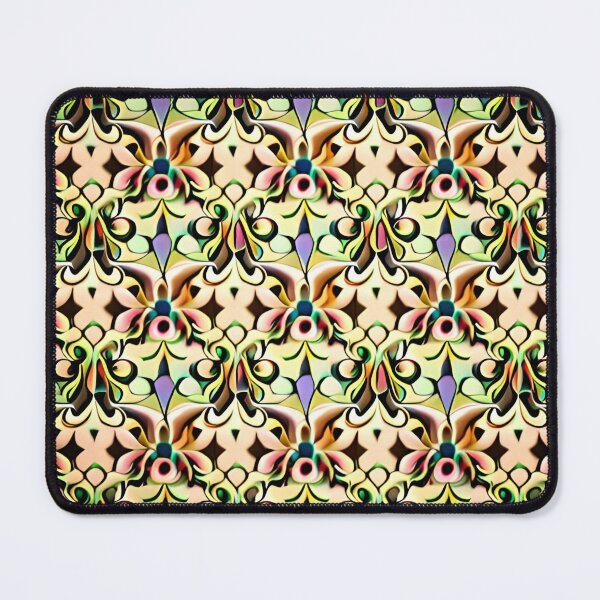 Item preview, Colorful Pastel Floral Flower Lattice Pattern Whimsical Wallpaper designed and sold by Zeporas Castle.