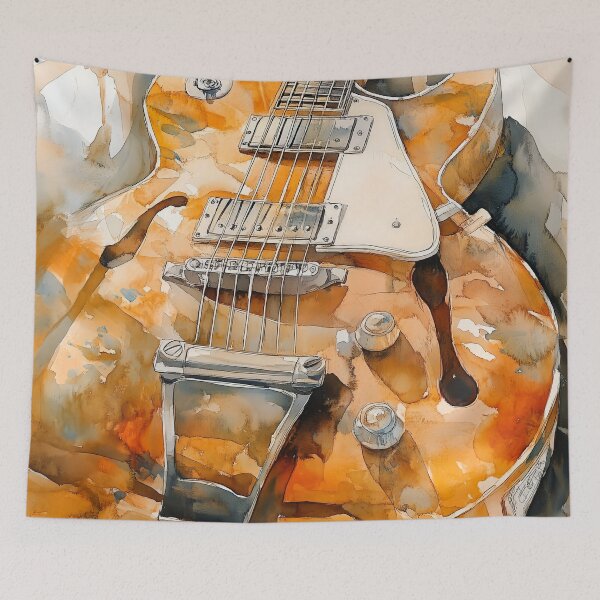 Item preview, Guitar music art #guitar #music designed and sold by JBJart.